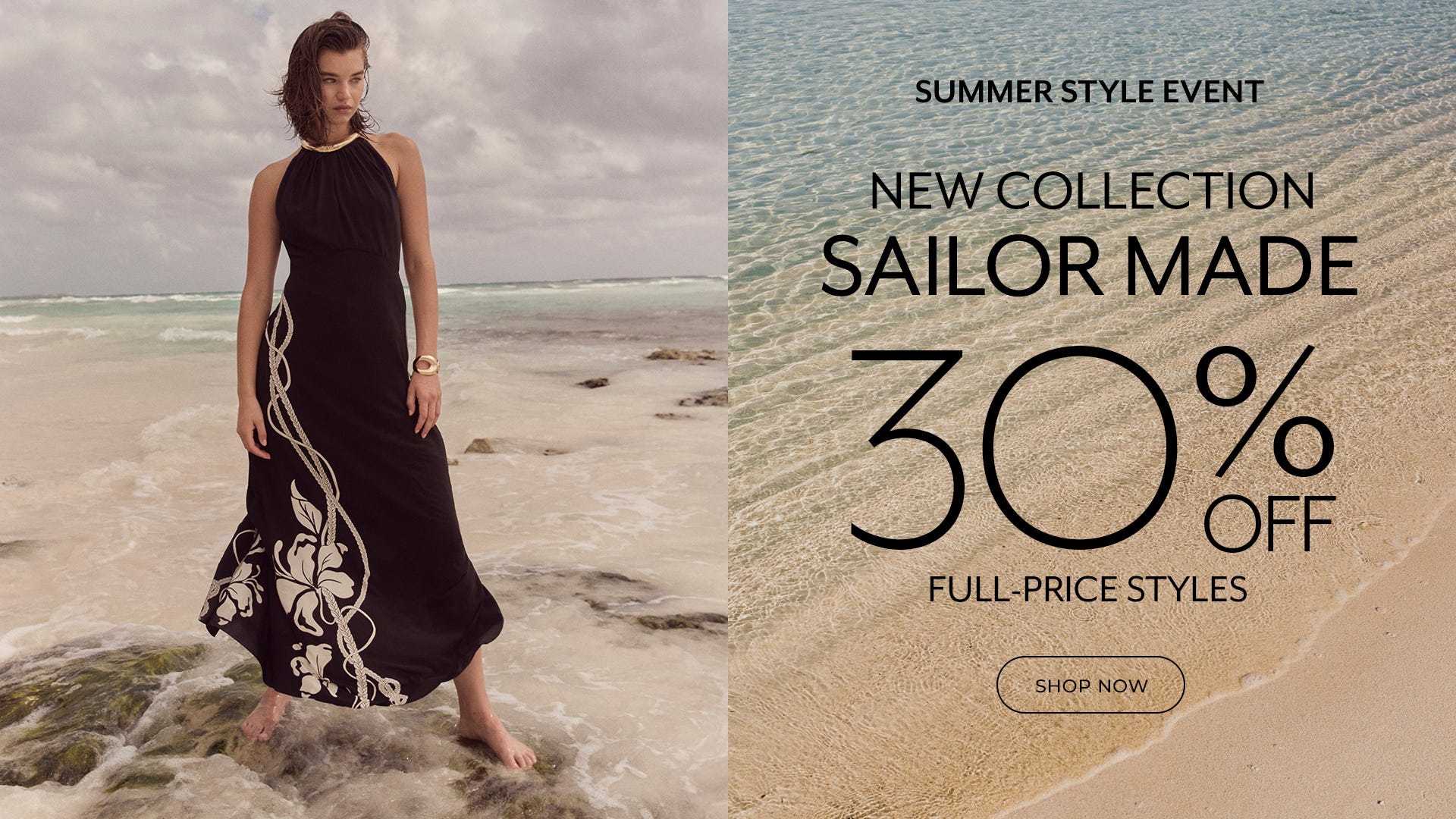 30% Off Full Price Styles Sailor Made collection