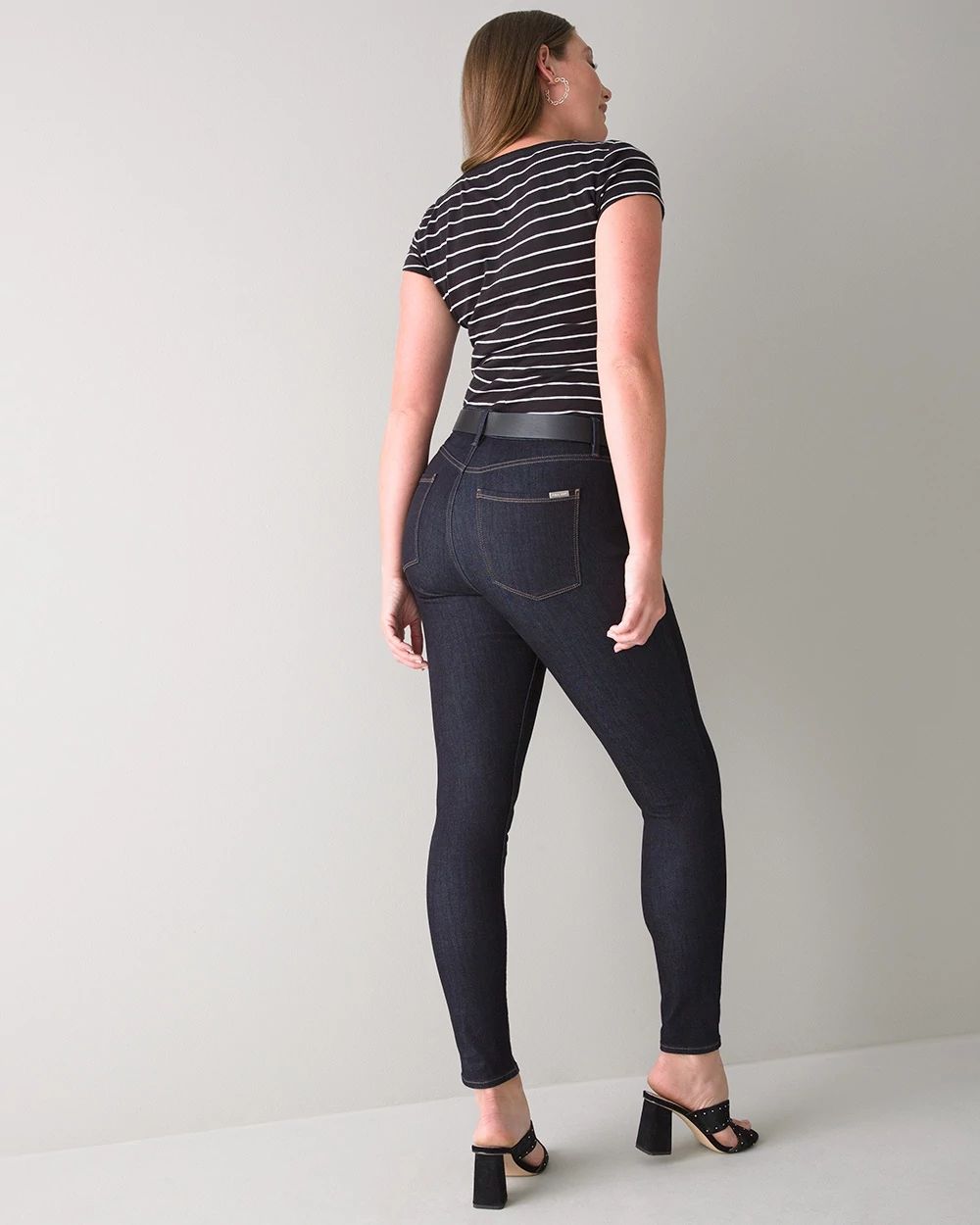 Curvy-Fit High-Rise Sculpt Skinny Jeans