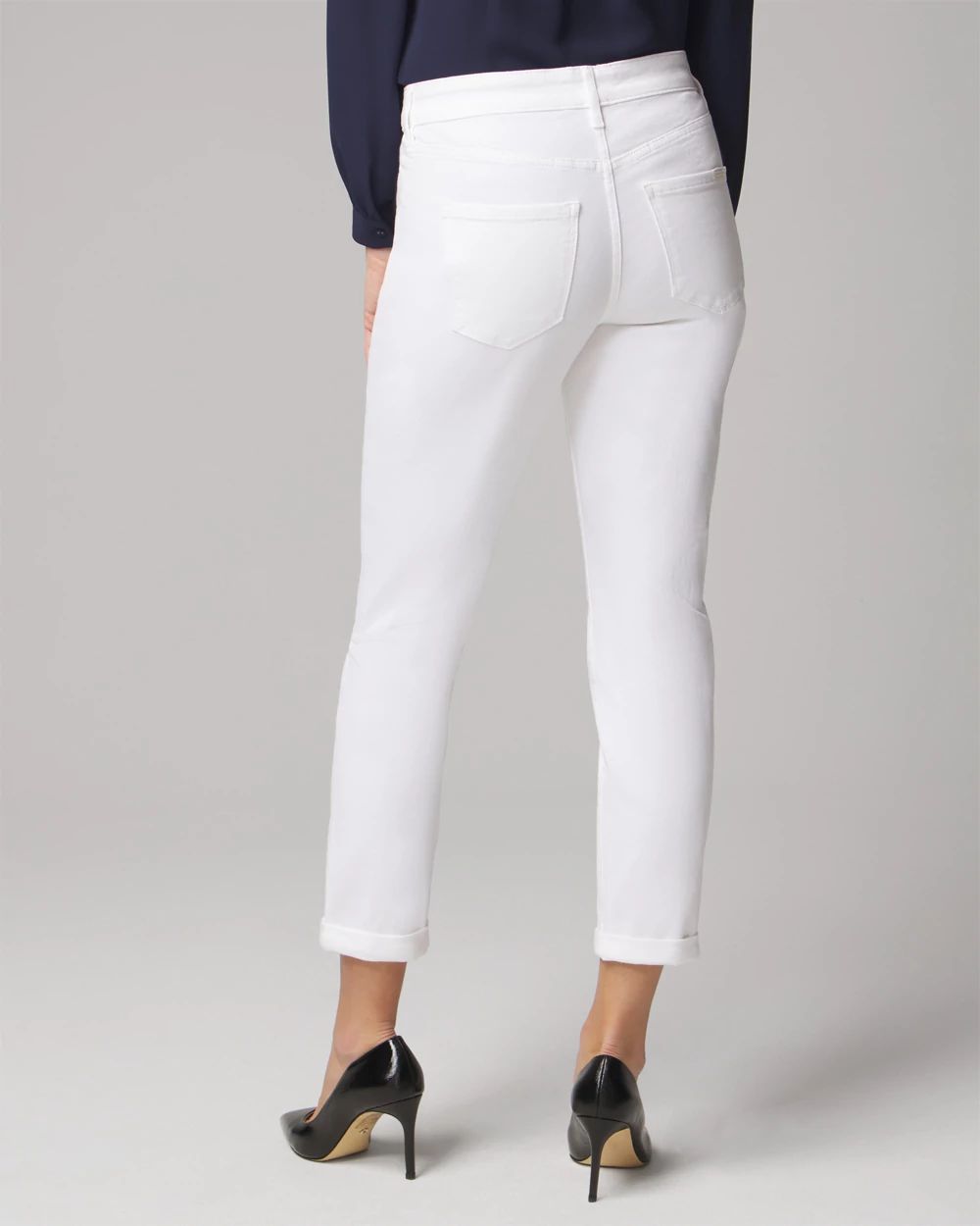 Mid-Rise Everyday Soft Denim™ Girlfriend Jeans