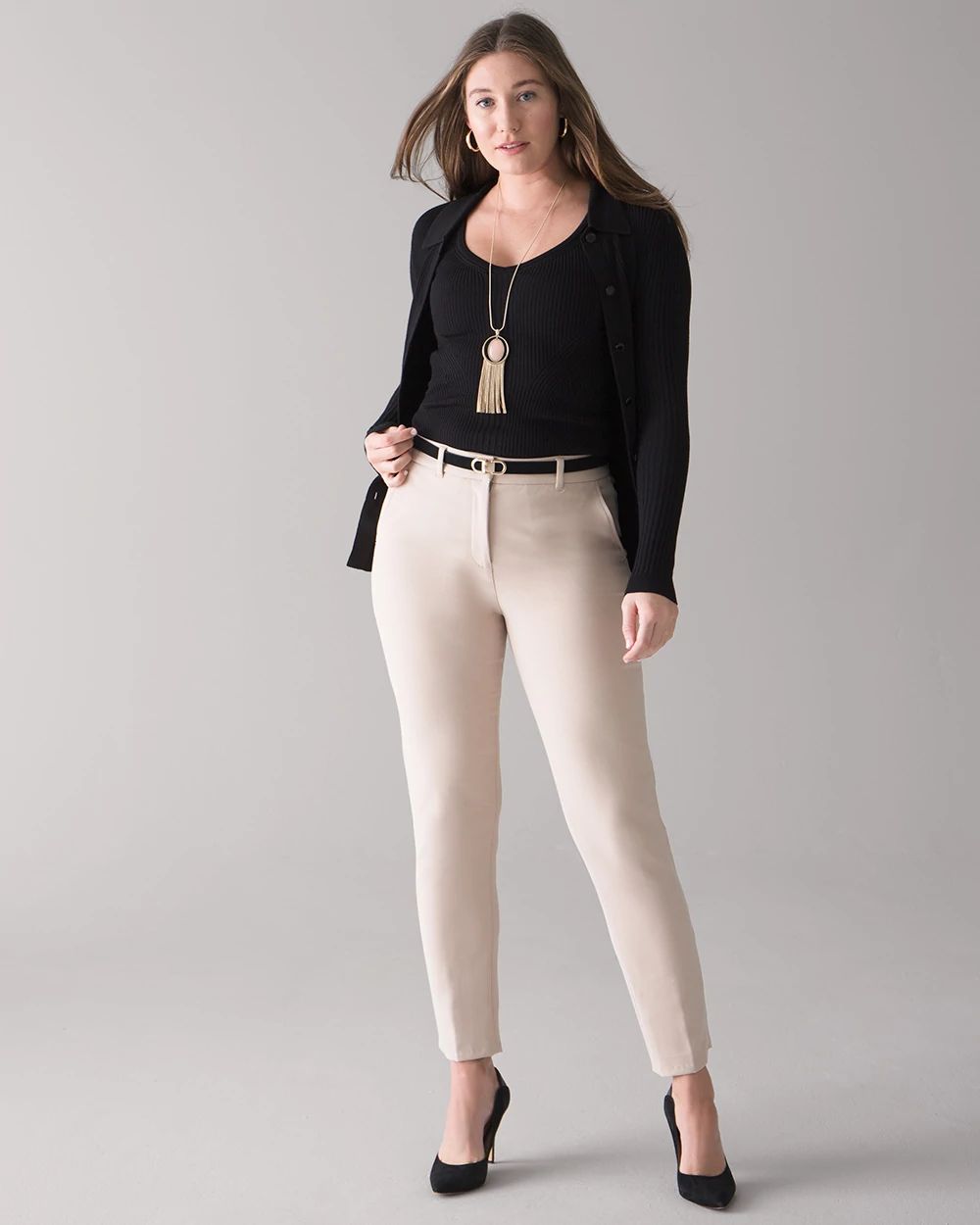 WHBM® Elle Slim Ankle Comfort Stretch Pant