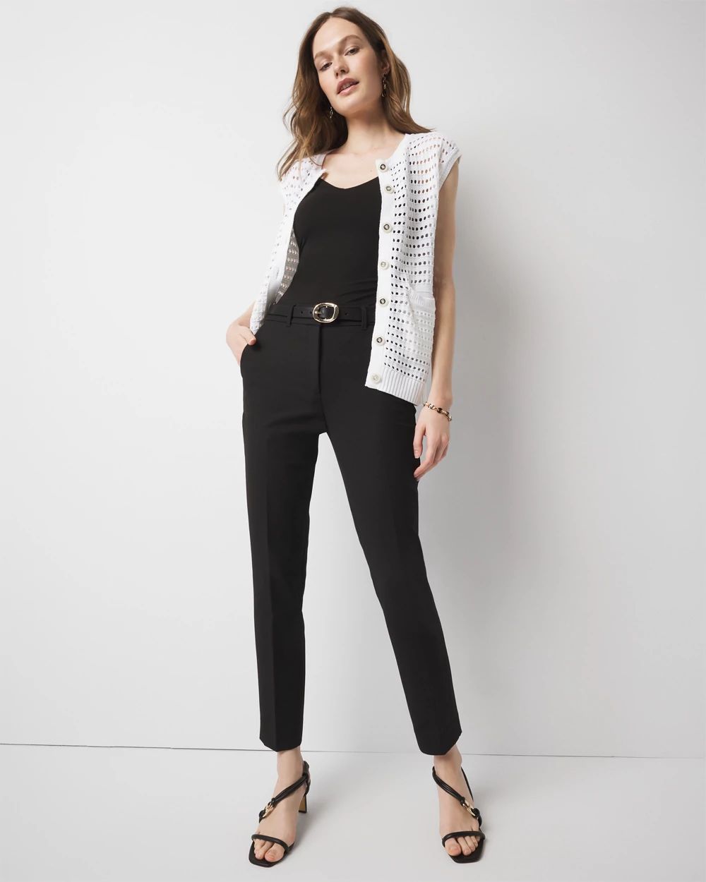 WHBM® Elle Slim Ankle Comfort Stretch Pant