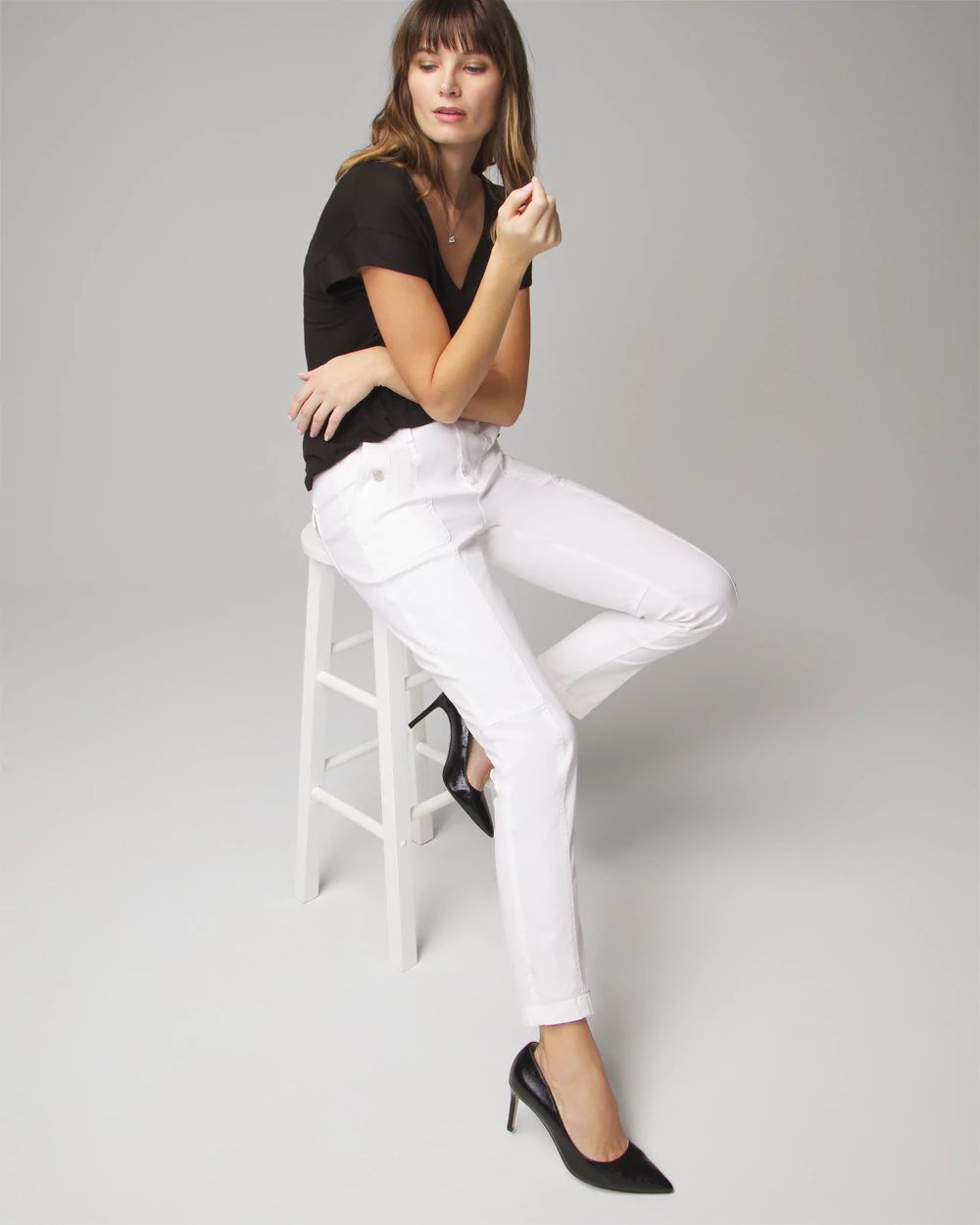 High-Rise Pret-A-Jet Slim Ankle Pants