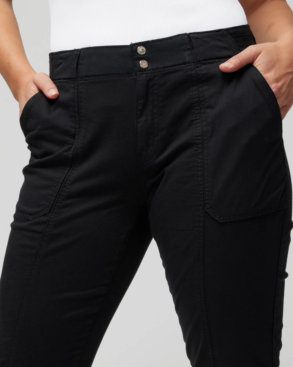Curvy-Fit Mid-Rise Pret-A-Pedi Crop Pants
