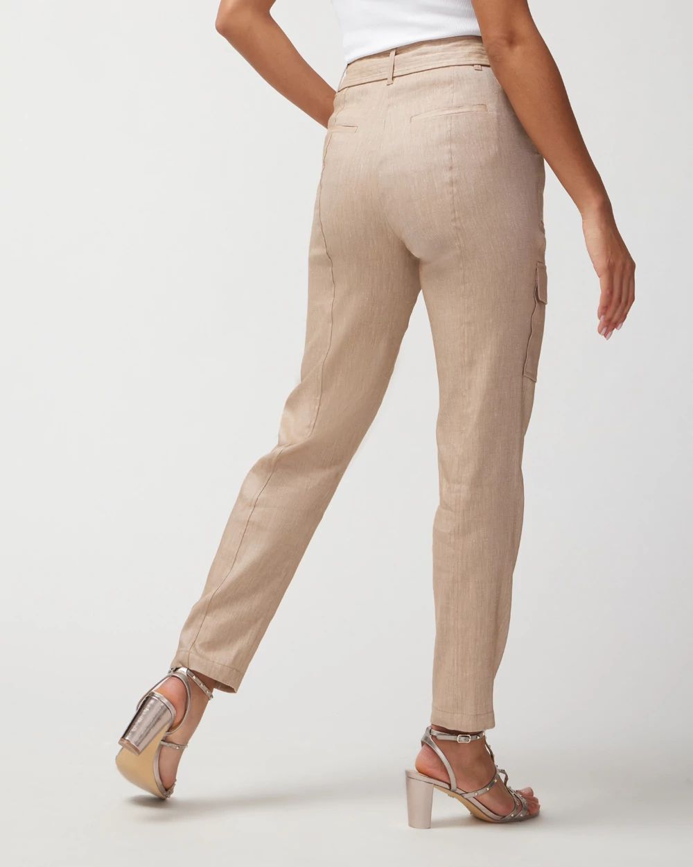 Linen Belted Utility Pant