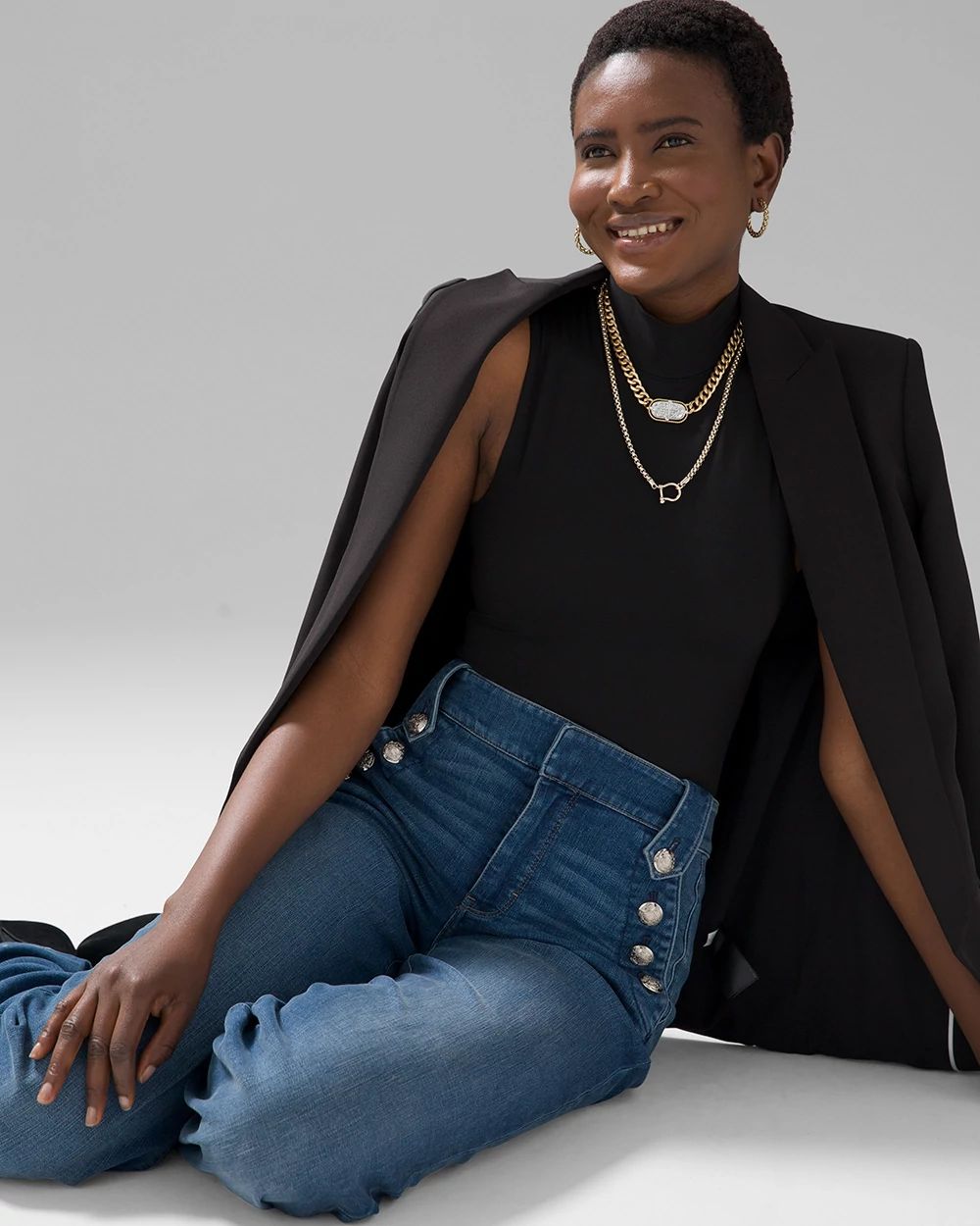 WHBM® FORME Mock Neck Tank