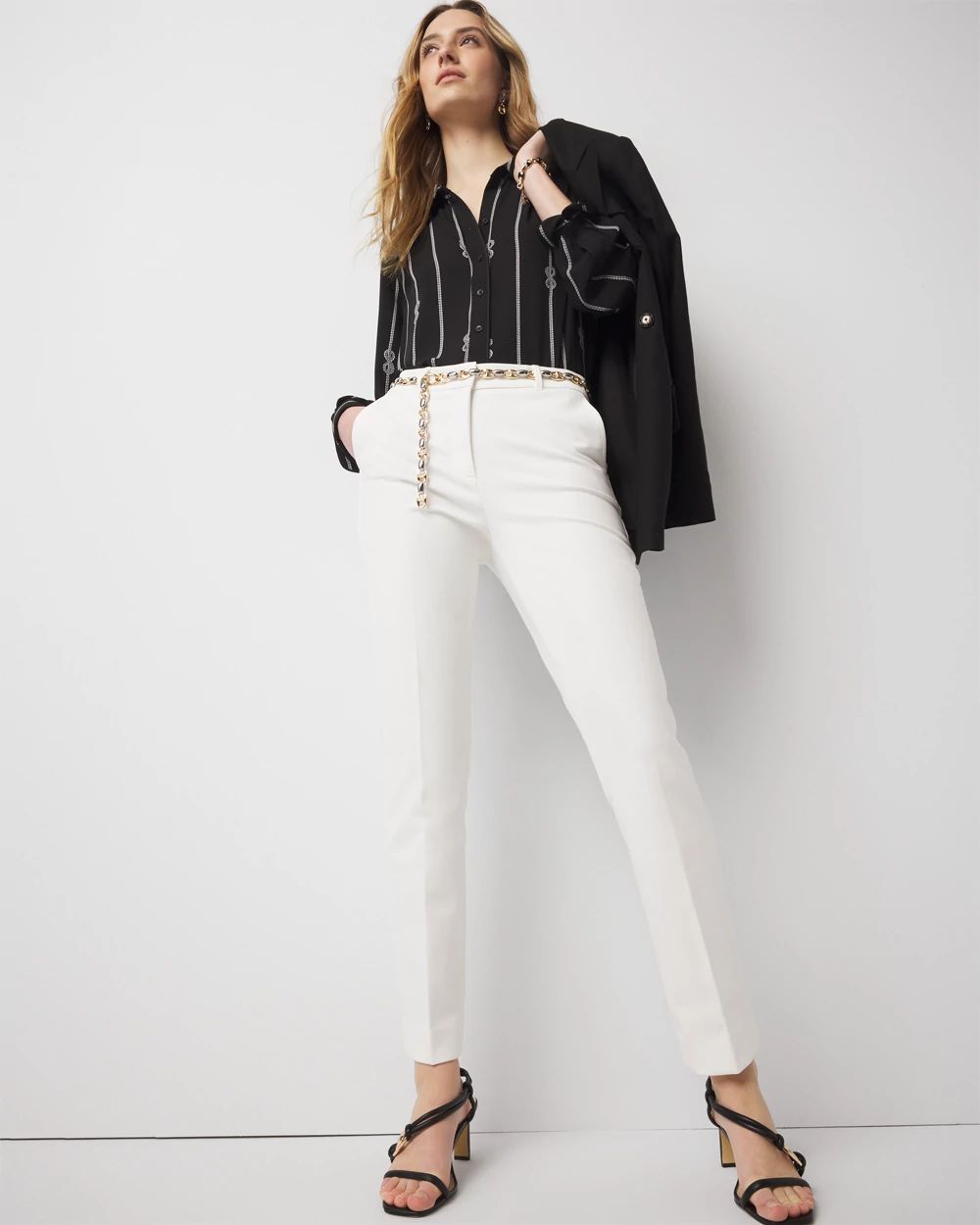 WHBM® Elle Slim Ankle Comfort Stretch Pant