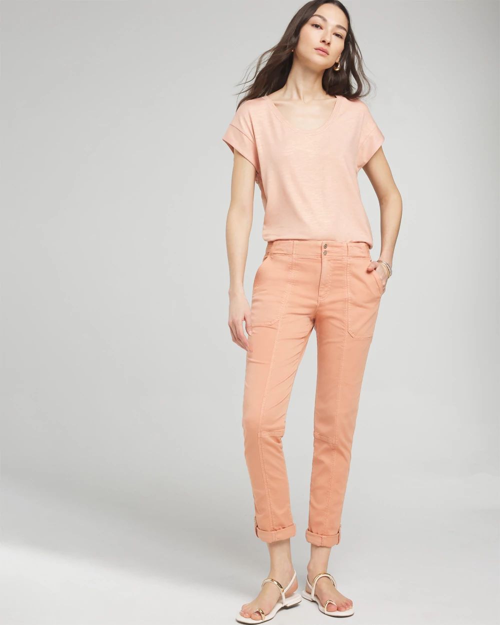 Mid-Rise Pret-A-Pedi Crop Pants