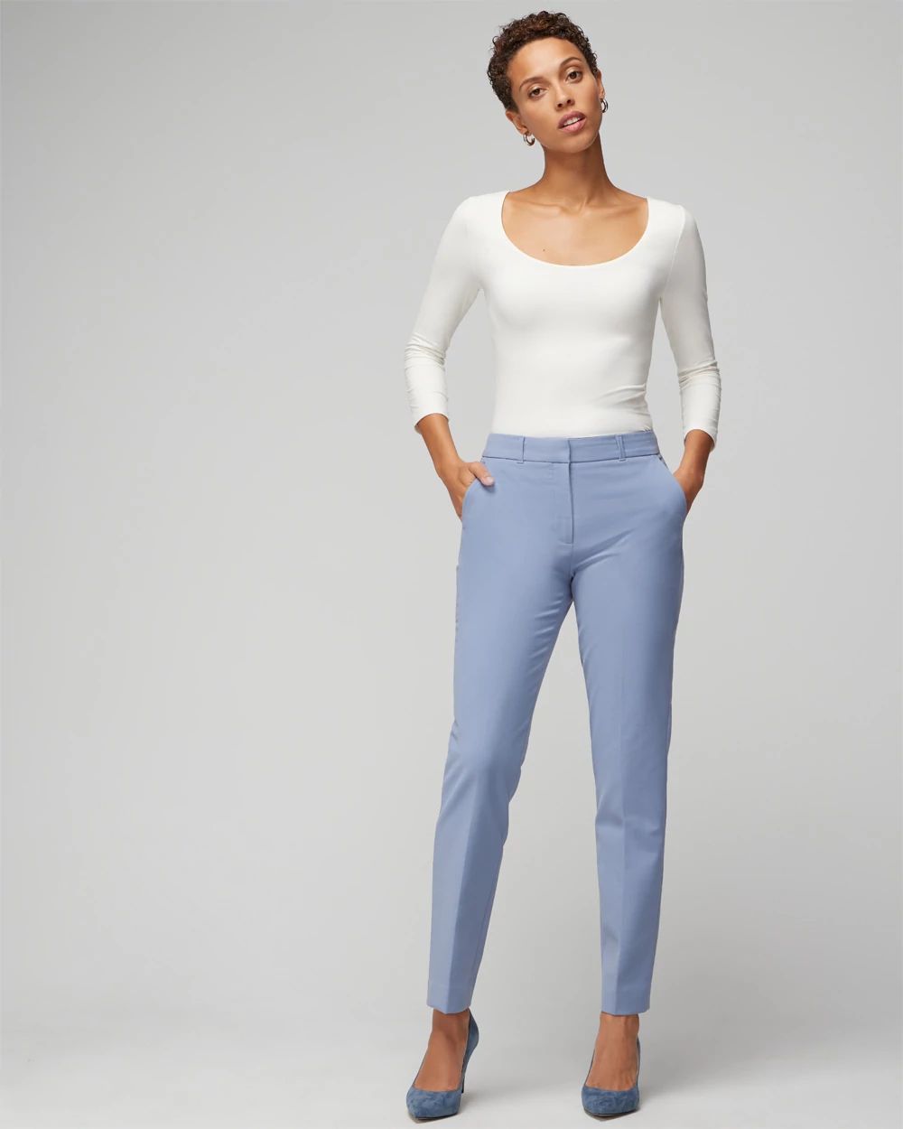 WHBM® Elle Slim Ankle Comfort Stretch Pant