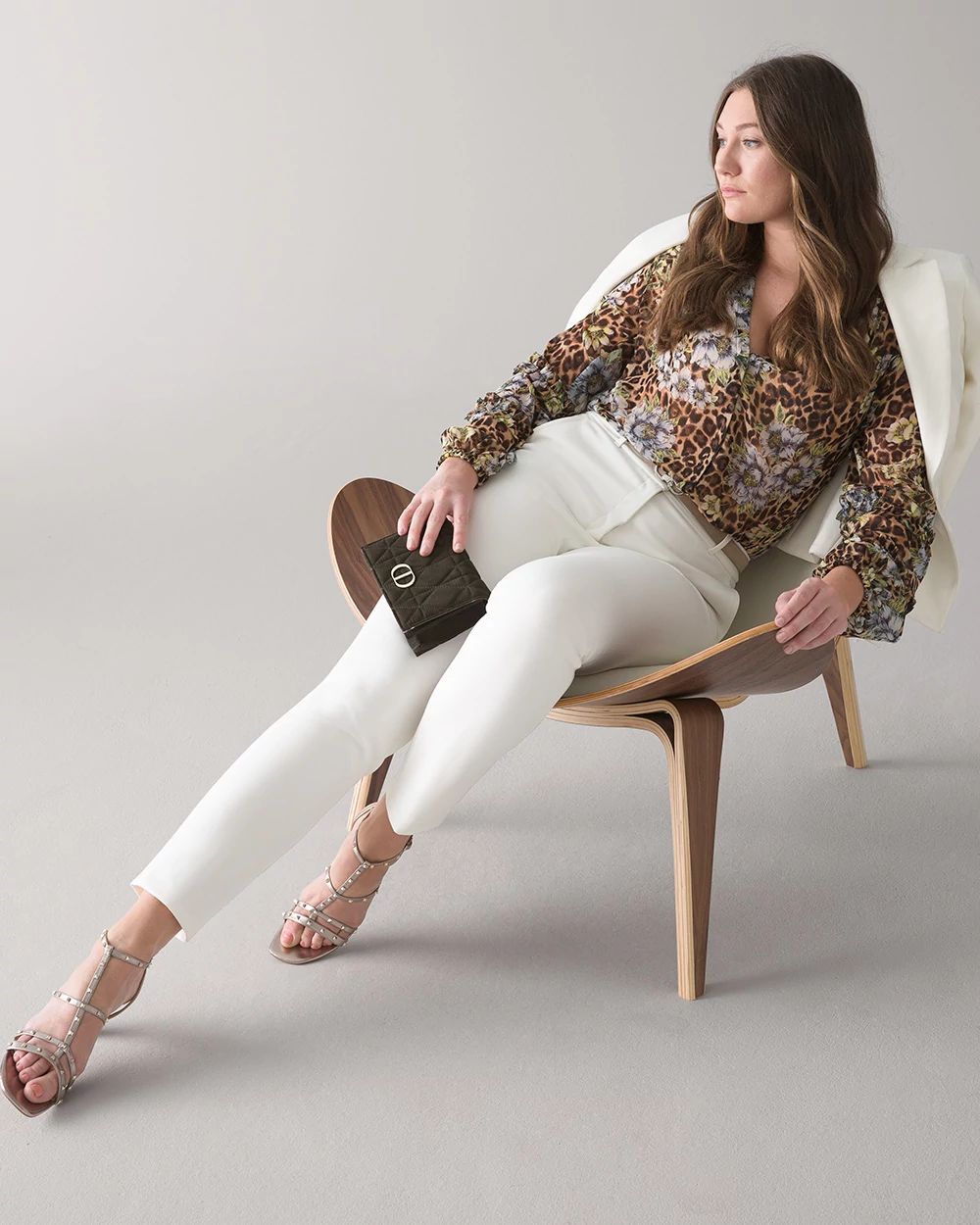 WHBM® Elle Slim Ankle Comfort Stretch Pant