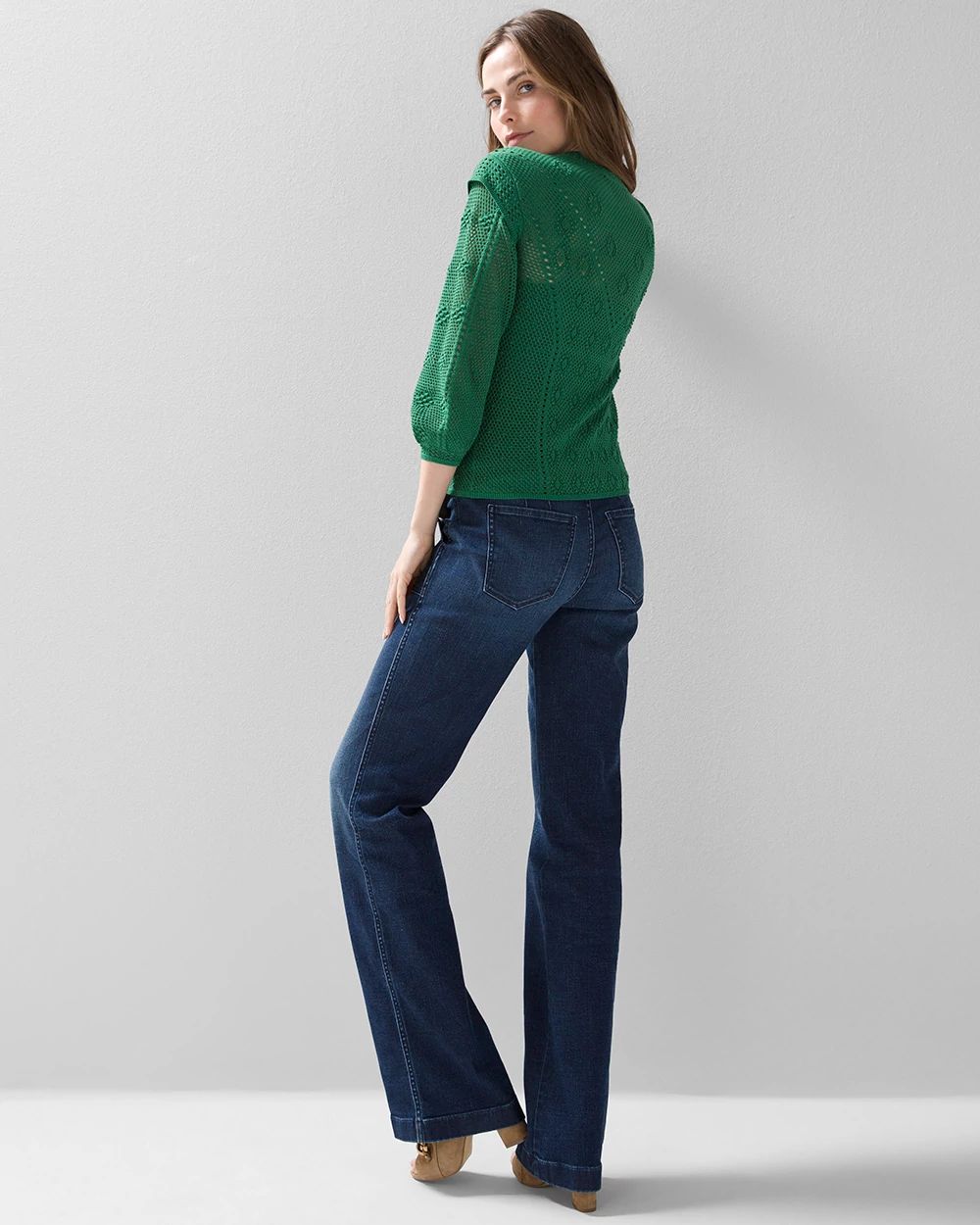 Pointelle Pullover