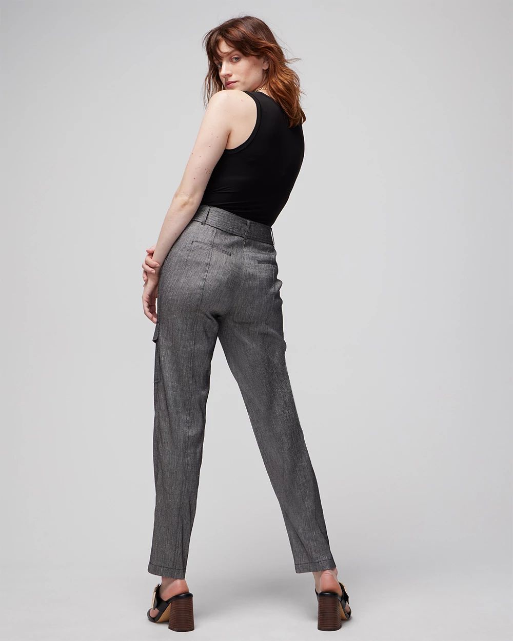 Linen Belted Utility Pant