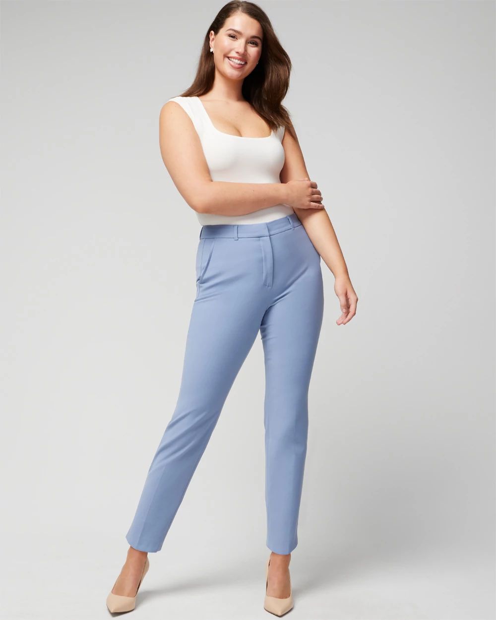 WHBM® Elle Slim Ankle Comfort Stretch Pant