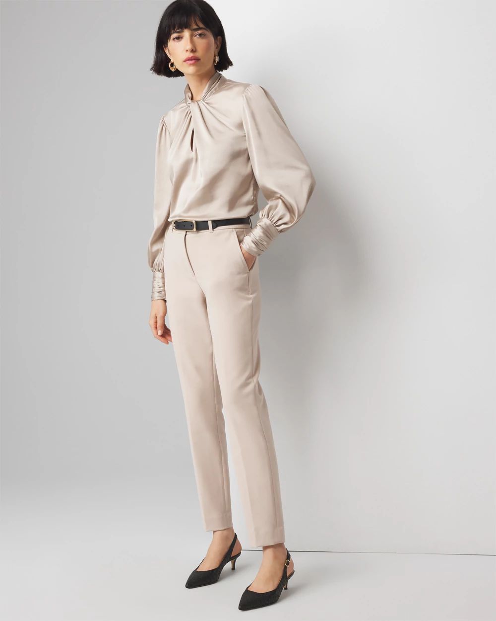 WHBM® Elle Slim Ankle Comfort Stretch Pant
