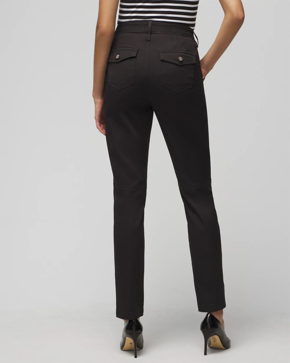 High-Rise Pret-A-Jet Slim Ankle Pants