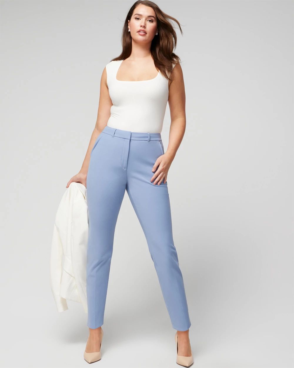 WHBM® Elle Slim Ankle Comfort Stretch Pant