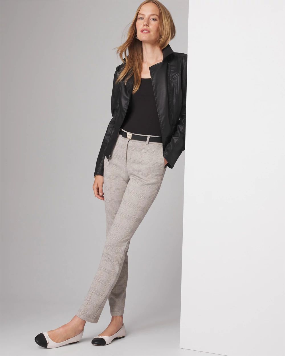 WHBM® FORME Square-Neck Cap-Sleeve Top