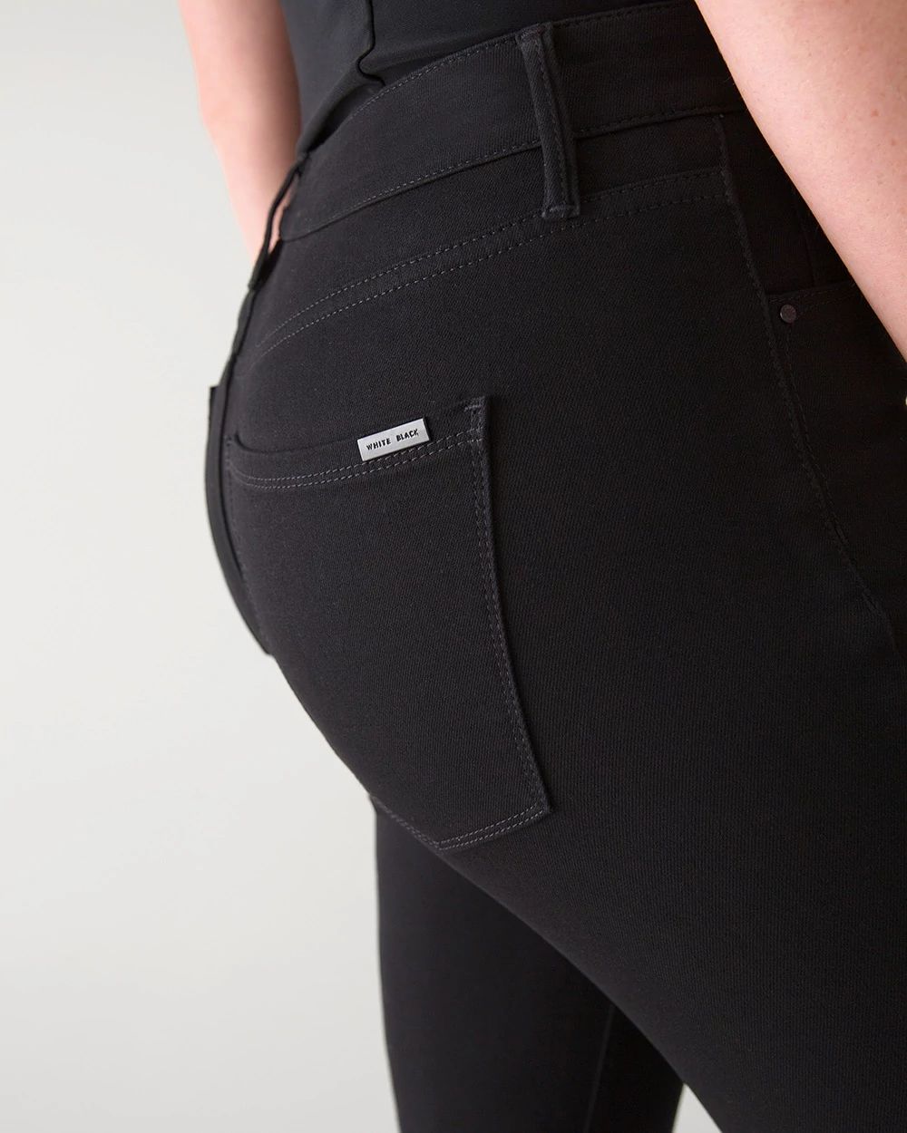 High-Rise Sculpt Black Skinny Jeans