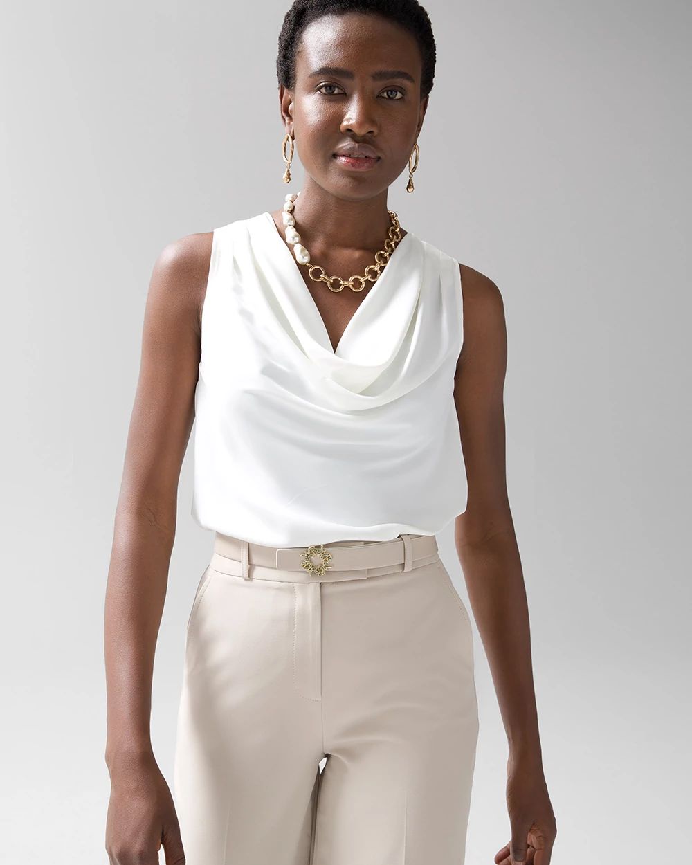 Cowl Neck Shell