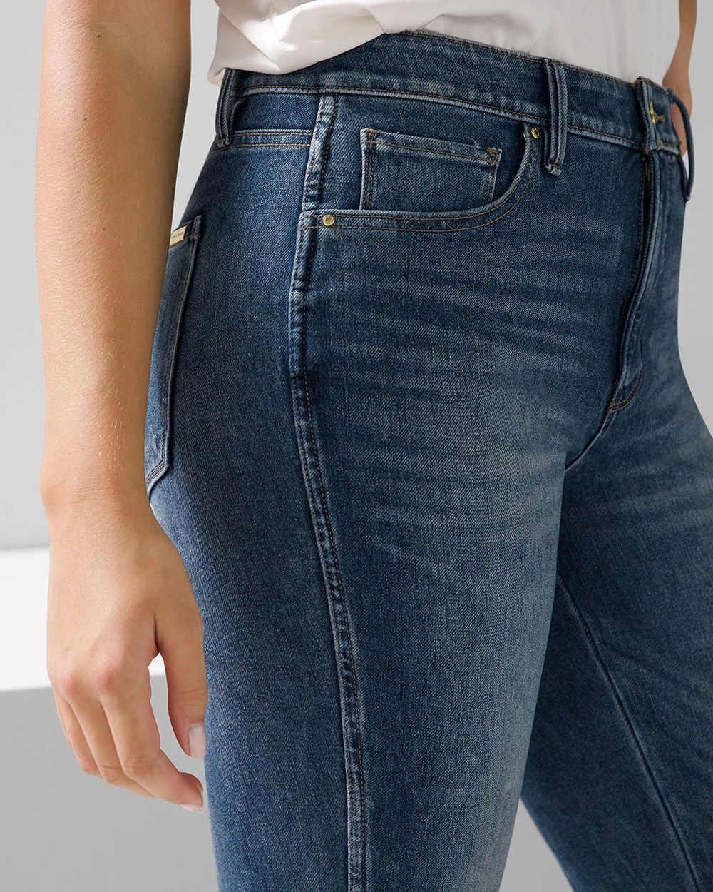 High-Rise Sculpt Straight Jeans