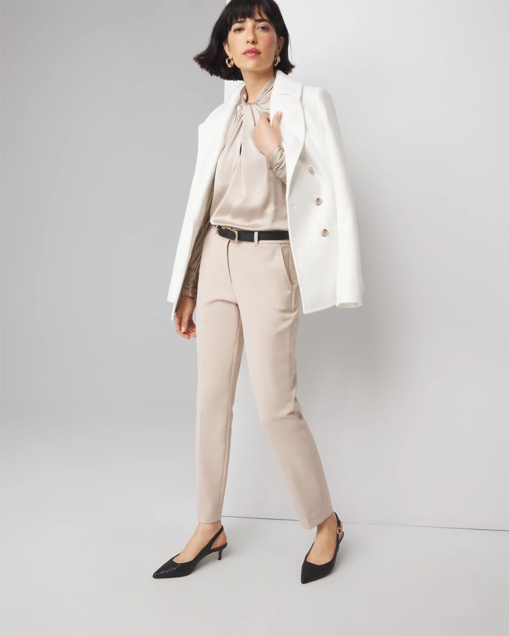 WHBM® Elle Slim Ankle Comfort Stretch Pant