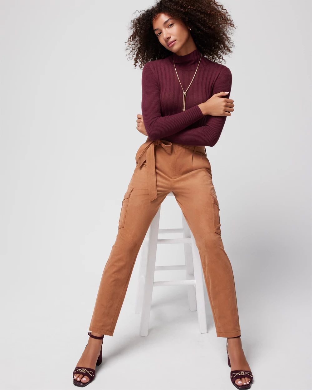 Ultra-Sude Tapered Ankle Pant