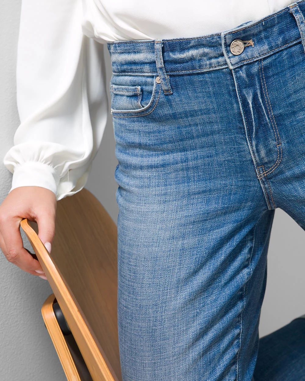 Mid-Rise Everyday Soft Denim™ Girlfriend Jeans