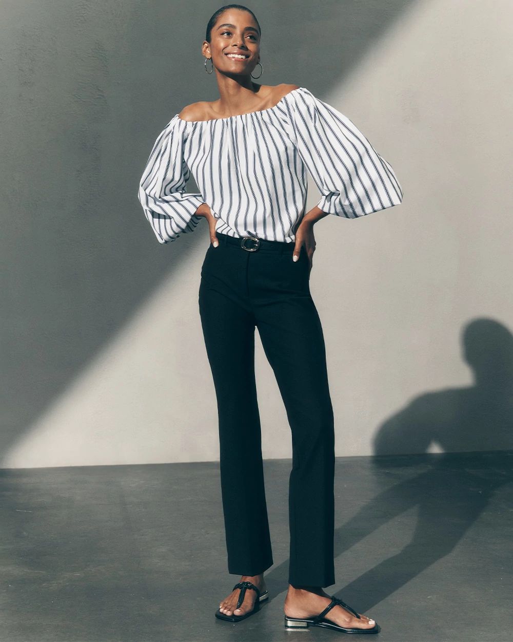 WHBM® Ines Slim Bootleg Comfort Stretch Pant
