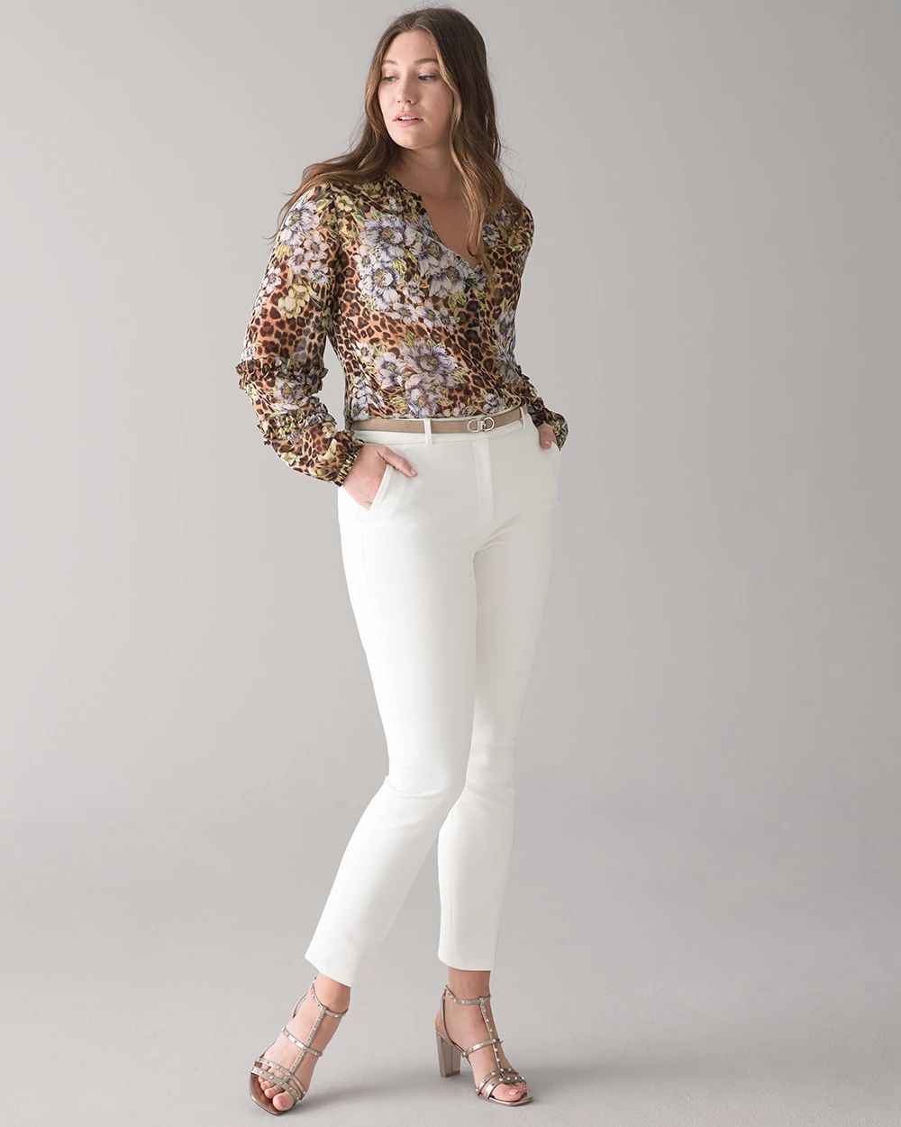 WHBM® Elle Slim Ankle Comfort Stretch Pant