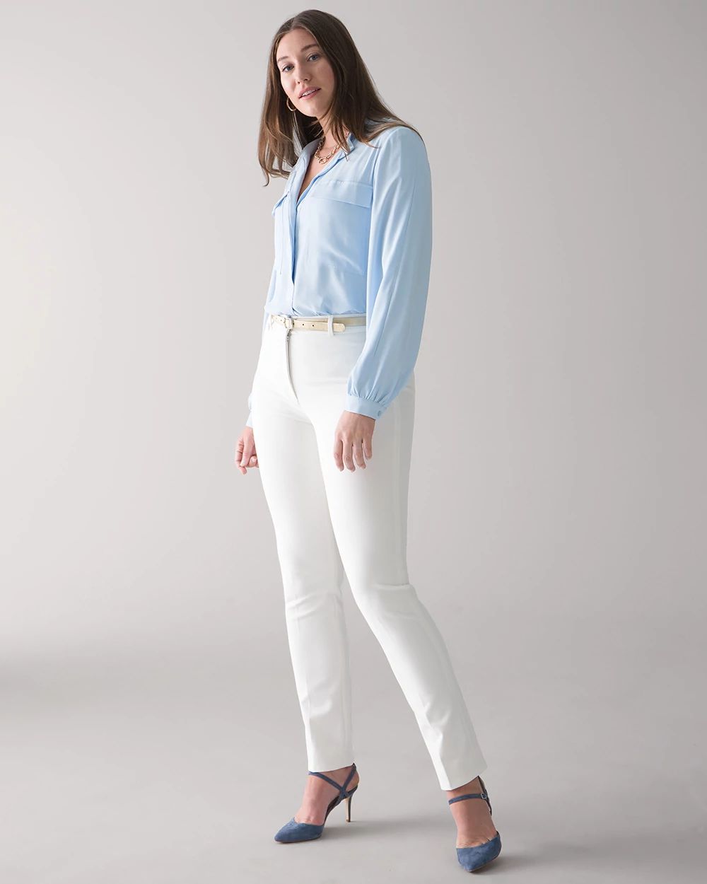 Curvy WHBM® Elle Slim Trouser Comfort Stretch Pant