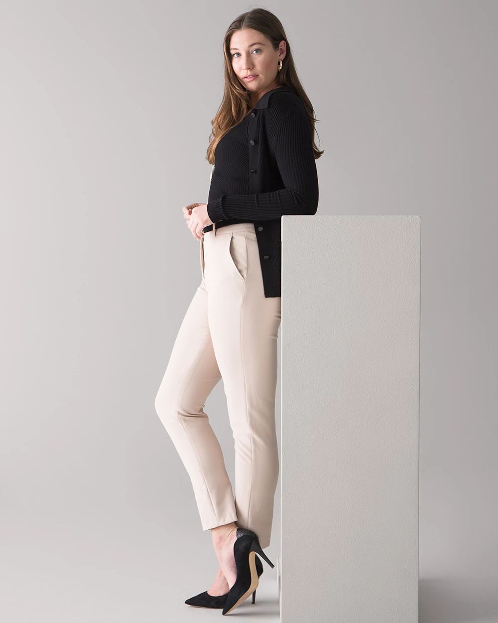 WHBM® Elle Slim Ankle Comfort Stretch Pant