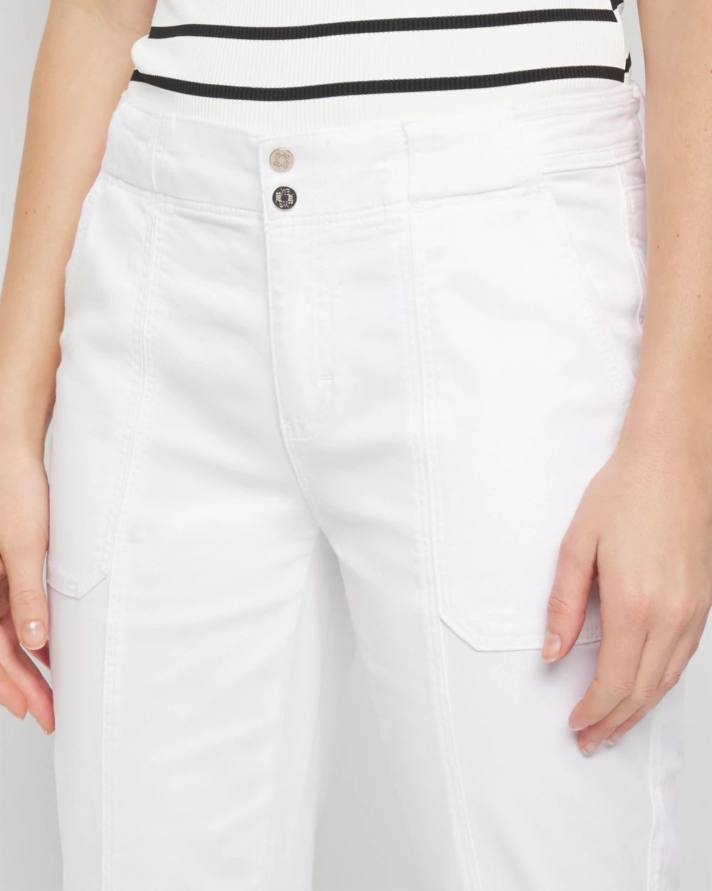 Mid-Rise Pret-A-Pedi Crop Pants