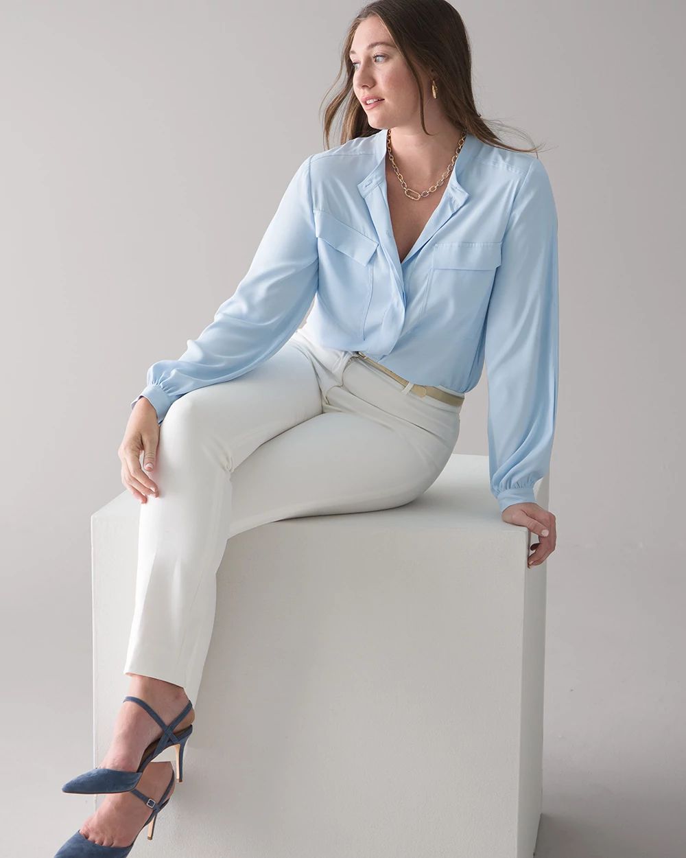 Curvy WHBM® Elle Slim Trouser Comfort Stretch Pant