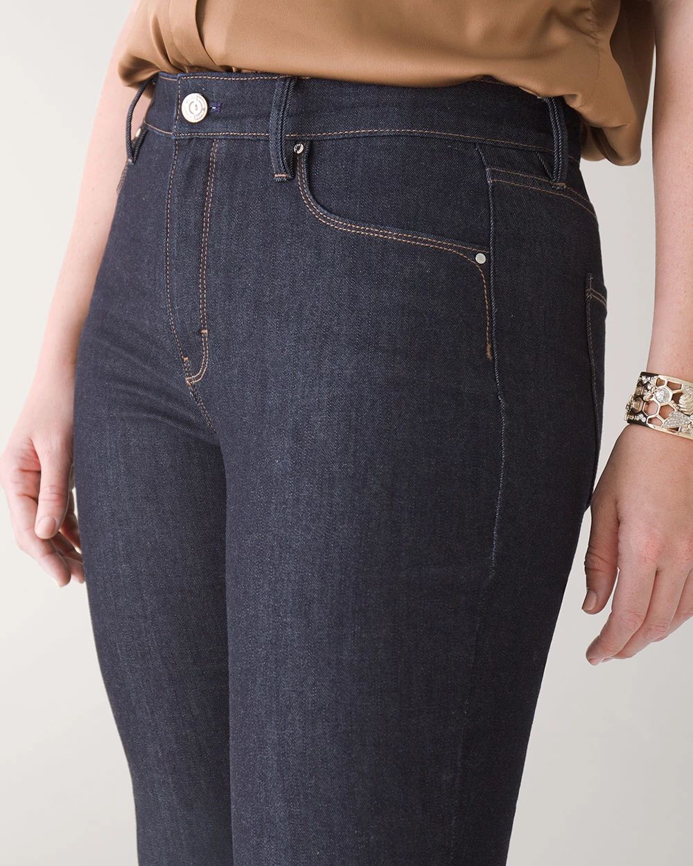 High-Rise Sculpt Skinny Flare Jeans
