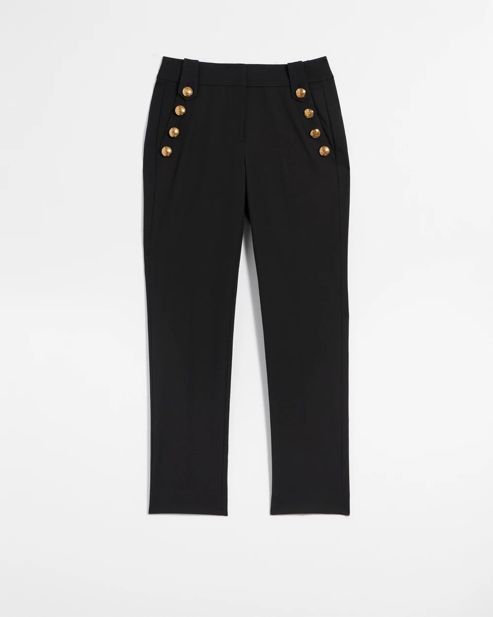 WHBM® Jolie Button Straight Lightweight Comfort Stretch Pant