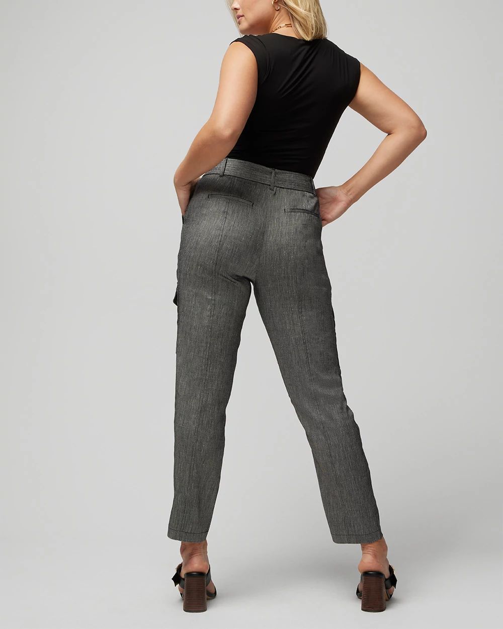 Linen Belted Utility Pant
