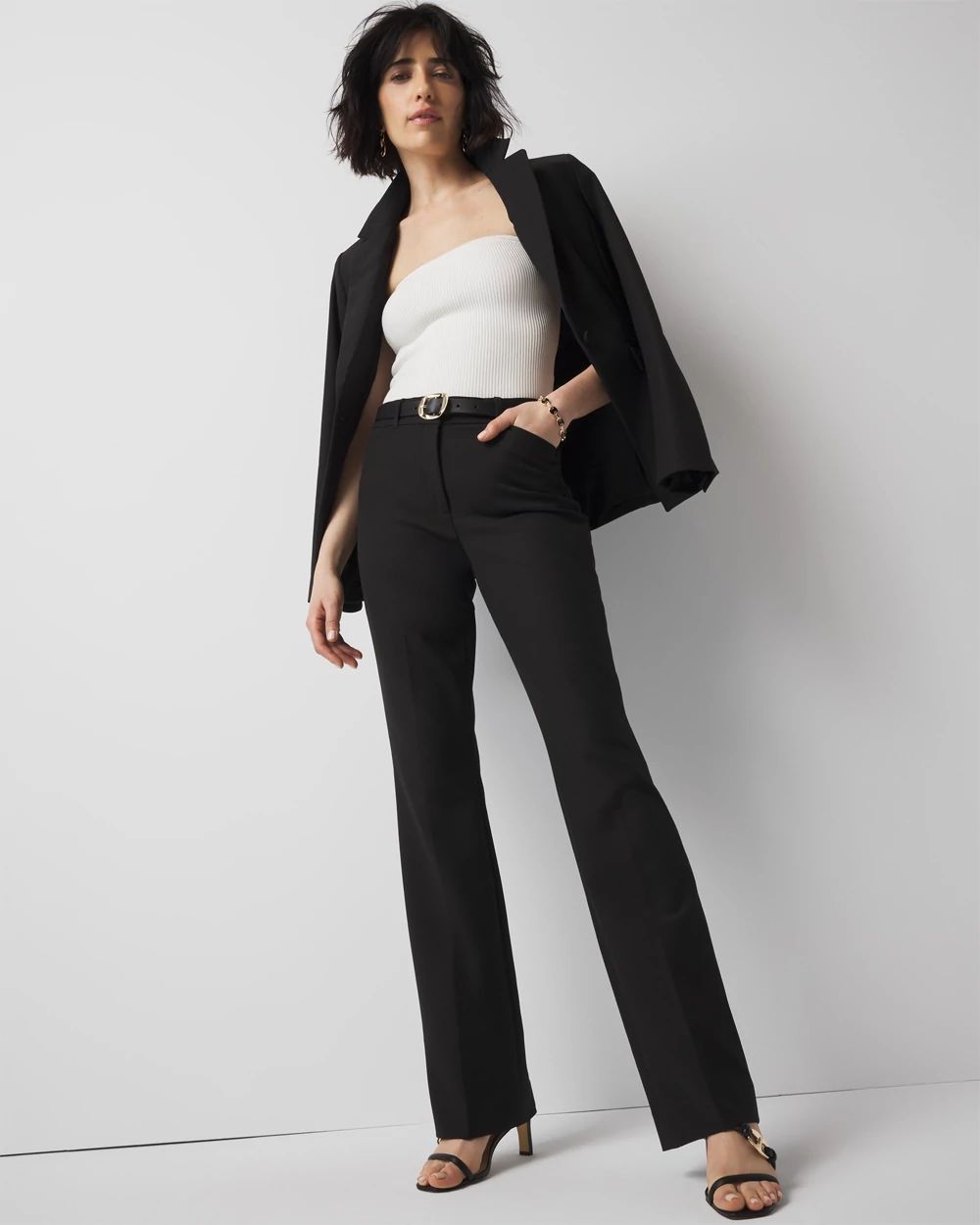 WHBM® Ines Slim Bootleg Comfort Stretch Pant