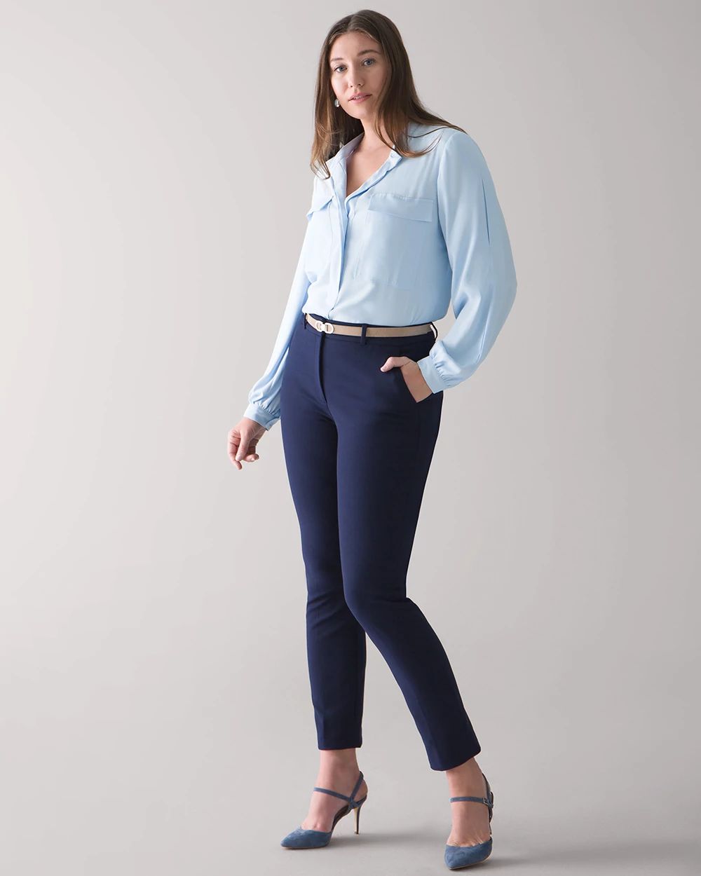 WHBM® Elle Slim Ankle Comfort Stretch Pant
