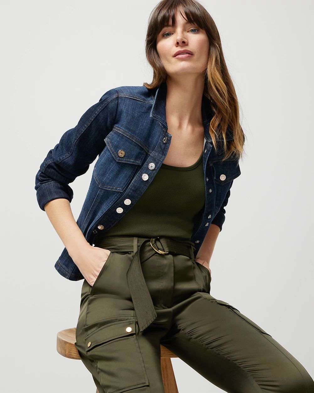WHBM® FORME Rib Scoop Tank